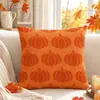 Funda de almohada de calabaza de Halloween más vendida de Amazon con impresión digital y efecto plano. Fundas de almohada de Halloween al por mayor