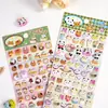 Pegatinas de Espuma para Postres Oso Shanle Pegatinas de Recompensa para Niños Pegatinas Decorativas de Animales Lindos de Dibujos Animados para Manual de Recortes