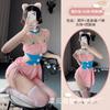Encantador conejo lencería sexy sexy lindo suave lindo traje de sirvienta chica suave hogar cama gratis uniforme traje 2630