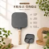 Máquina Casera Creativa para Freír Huevos de Desayuno, Sartén para Freír Huevos, Molde para Huevos, Molde para Waffles de Cuatro Agujeros, Sartén Antiadherente para Panqueques, Sartén Antiadherente