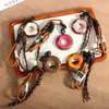 Novo Pingente de Bolsa Quente Transfronteiriça, Pingente de Chaveiro, Pingente de Cordão para Celular, Cor Maillard de Couro de Rosca