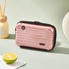 Bolsa de Maquillaje de Almacenamiento Estilo Nuevo para Mujer, Estuche Duro de ABS+PC para Artículos de Tocador y Bolso de Mano de Noche, Bolsa Pequeña Cuadrada Portátil para Teléfono Móvil Cruzada