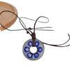 Colgante de plata de ley s925 con forma de mantra de seis palabras, estilo retro, con hebilla de paz y sutra del corazón, cloisonné, para parejas, regalo para hombres y mujeres