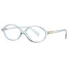 Gafas lisas retro ovaladas de montura pequeña anti-luz azul estilo nerd medio antiguo Gafas marco estilo Zhang Yuanying Homegirl moda