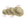 Sombrero de Paja Mini para Mascotas al por Mayor Transfronterizo Sombrero Pequeño Decorativo para Muñeca DIY Sombrero de Juguete para Gato Perro