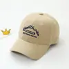 Gorra de béisbol infantil coreana y japonesa, casual y versátil, con la letra "FIND" impresa, gorra para proteger del sol, gorra deportiva de nicho para niños