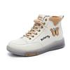 Botas Martin para Mujer 2026 Botines Nuevos Otoño e Invierno Mariposa de Caña Alta Zapatos Blancos para Mujer Zapatos Casuales Versátiles para Mujer Talla Grande 42