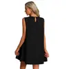 EABY AliExpress Vestido Explosiones Explosiones WISH para Mujer con Volantes Cola de Pez Sin Mangas Vestido A