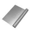 Raspador de Aço Inoxidável com Escala, Utensílio de Cozinha para Confeitaria, Raspador de Arroz e Macarrão