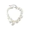 Joyería Transfronteriza Europea y Americana, Collar Corto Punk Elegante Femenino con Perlas Artificiales, Perlas Grandes y Perlas Pequeñas