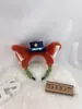 Diadema de Cabeza de Zorro Nick de Zootopia Pinza para el Pelo de Orejas de Conejo Judy Policía Accesorio para el Cabello de Foto en el Parque
