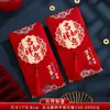 Envelope Vermelho 2025 Ano Novo Novo Estilo Fosco Folha de Ouro Pingente Envelope Vermelho de Alto Padrão Envelope Universal para Dinheiro da Sorte Bolsa Plana de Cem Yuan Estilo Chinês