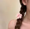 Presilha de Cabelo Flor de Lírio Artificial Estilo Fada Super Pura e Desejosa para Mulheres, Presilha Lateral com Vibe de Primavera e Verão, Acessório de Cabelo Doce Estilo Feriado