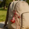 Nuevo Estilo Nudo de Cola de Fénix Llavero Colgante Borla Nuevo Estilo Chino Colgante de Bolsa Accesorio de Decoración DIY