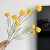 Flores Artificiales Flor de Diente de León de 9 Cabezas Bola de Crisantemo Pequeña Crisantemo Arreglo Floral de Boda Adornos para Decoración del Hogar Flores Falsas Comercio Exterior Transfronterizo
