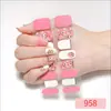 CS Película de Esmalte en Gel Impermeable sin Curado Pegatina Completa Pegatina de Uñas de Colores Primavera y Verano Película de Papel Pegatina de Uñas