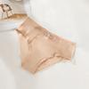 Ropa interior de talla grande transfronteriza para mujer, de malla, cómoda, transpirable, con encaje, de otoño, de cintura media, de algodón, venta al por mayor de fábrica