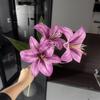 Flores Artificiales para Boda Serie Púrpura Flores Guía de Camino Flores Falsas Decoración Salón de Bodas Materiales Florales para Techo Arreglo de Piso Flores Decorativas Arco Floral