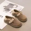 Zapatos de Cuero para Niñas Primavera y Otoño 2026 Modelo Nuevo Zapatos Individuales Suaves para Niños Zapatos de Bebé Mocasines para Niños Zapatos Birkenstock Versátiles