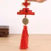 Pingente de Moedas dos Cinco Imperadores, Decoração de Casa e Carro com Moedas de Cobre, Ornamento de Carro para Atrair Riqueza, Artesanato com Galho de Pessegueiro