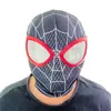 Casco de Expedición Heroico Araña Negra Miles Halloween Spider-Man Niños Adultos Actuación en Escenario Hombres y Mujeres Conjunto Completo