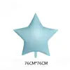 Novo Balão Grande de 30 polegadas Versão EUA Cor Fosca Estrela de Cinco Pontas Coração Grande para Aniversário, Casamento, Festa e Decoração de Feriado