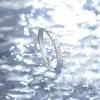 Anillo de pareja de plata de ley 999 el principito y la rosa para hombre y mujer un par de anillo con sensación de textura de diseño de nicho generación cabello