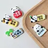 Accesorios de Resina de Personaje Panda Fruta de Dibujos Animados DIY Pegamento Cremoso Pasador Cuerda para el Cabello Funda para Teléfono Móvil Parche para Vehículo Eléctrico