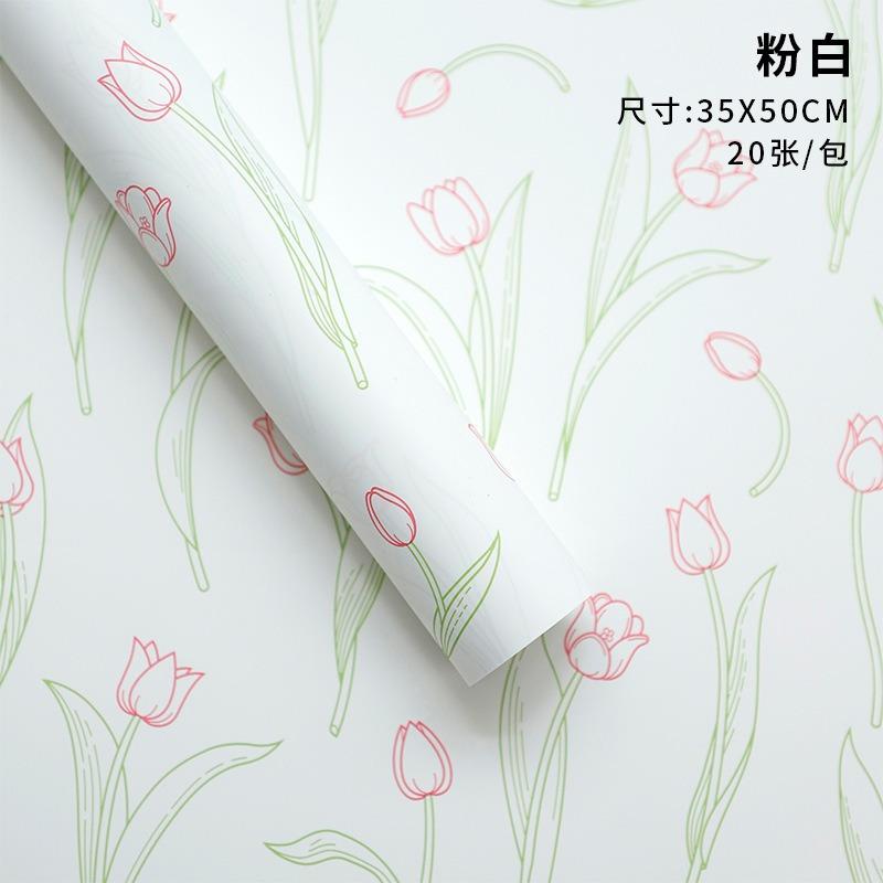 sku1_郁金香【粉白】20张;35_50cm