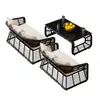 Combinação de Sofá de Rattan para Exterior Sala de Estar Varanda Lazer Simples Cadeira Sofá Móveis Varanda Autossuficiente Sofá de Rattan