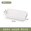 A5L Bandeja para Té Bandeja Entrada-lujo Hogar Pequeña Bandeja de Drenaje Bandeja de Té Sala de Estar Mesa de Café Taza de Té Taza de Agua Rectangular Agua