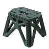 Taburete plegable de plástico para el hogar, silla pequeña creativa, portátil, para pesca, picnic, banco para exteriores, grueso y antideslizante.