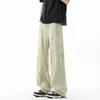 Jeans de Trabajo de Pierna Ancha Americanos para Hombre 2026 Primavera/Otoño Nueva Marca de Tendencia Holgados Streetwear Rascal Atractivo Pierna Recta Pantalones Largos