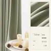 Cortinas de Shaoxing Keqiao: Cortinas blackout de algodón y lino gruesas de alta gama para dormitorio, decoración del hogar moderna de lujo ligero nórdico para sala de estar