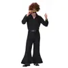 Traje de DS para discoteca europea y americana, atuendo de escenario para cantante de bar, nuevo conjunto retro de los 80 con pantalones acampanados, venta al por mayor