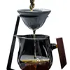 Infusor de té sin perforaciones, infusor de té de taza de ceremonia de alta gama, separador integrado de té y agua, filtro de piedra mineral, soporte para preparar té