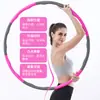 Aro Hula Aro Hula Desmontable Aro para Adelgazar Equipo de Fitness para la Cintura Aro de Espuma para Adultos y Niños Plegable y Portátil