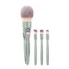 Nuevo Pincel de Maquillaje Magnético 4 en 1 Transfronterizo, Pincel de Maquillaje Multifuncional Portátil con Cerdas Suaves para Polvo Suelto y Rubor