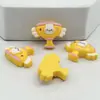 Tortuga Conejo Dibujos Animados Pegamento Crema Accesorios Resina Joyería DIY Pasador Agujero Hebilla de Zapato Material Decorativo