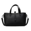 Bolsa Simples de Comércio Exterior Feminina 2025 Nova Versátil Cor Pura Bolsa de Ombro Moda Popular Textura Bolsa Transversal