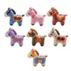 Cuentas de Caballos Pequeños de Colores con Agujeros, Cuentas de Personajes de la Suerte, Cadena para Teléfono, Llavero, Collar Hecho a Mano, Accesorios para Joyería DIY al por Mayor