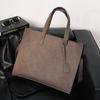 Estilo Coreano Horizontal Moderno Versátil Bolso Tote de Cuero PU Bolso Cruzado Moderno Bolso de Hombro para Hombre Bolso de Hombre