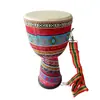 Racket de mano para principiantes Tambor africano niños Tambor africano Tambor de Xinjiang Instrumento de percusión Orff Tambor nacional
