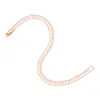 Pulseira Ins Super Brilhante de Zircônia Totalmente Cravejada para Mulheres Luxo Acessível Francês Exquisito Celebrity Design de Nicho Joia de Mão para Mulheres Liga de Cobre