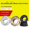 Porca sextavada de flange de aço carbono banhada a preto/níquel Cor/Cor Zinco/Azul Branco Zinco Grau 4.8 Porca antiderrapante dentada M3-M12