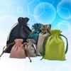 Bolsa Personalizada de Veludo Macio com Cordão Bolsinho de Veludo Veludo Holandês Bolsa de Armazenamento para Cosméticos Bolsa de Flanela para Joias