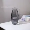 Jarrón de Vidrio Transparente Sencillo con un Estilo Vintage Ins de Alta Gama, Alto Valor Estético Adorno Hidropónico Decoración Flores al por Mayor