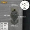 Nuevo tirador de cajón de cobre estilo chino, tirador colgante para puerta de armario, pequeño tirador de un solo agujero de dragón y fénix