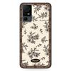 Adecuado para Funda de Teléfono Móvil Tcl Color Puro Borde Completo Carcasa Blanda Nueva Creativa para Mujer Simple Lujo Silicona Refrigerante Pintura al Óleo