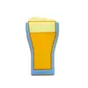 Série Bebidas Cerveja Fofos Charms para Sapato Crocs Acessórios Borracha Macia Desenho Animado Divertidos Sandálias Chinelos Fivelas Decorativas Atacado